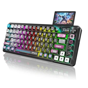 کیبورد بی سیم گیمینگ ردراگون مدل FLEKACT K708 MC PRO RGB